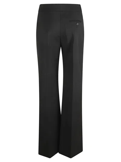 Alexander Mcqueen Tailored Black Trousers With High Waist In Black