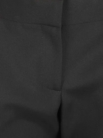 Alexander Mcqueen Tailored Black Trousers With High Waist In Black