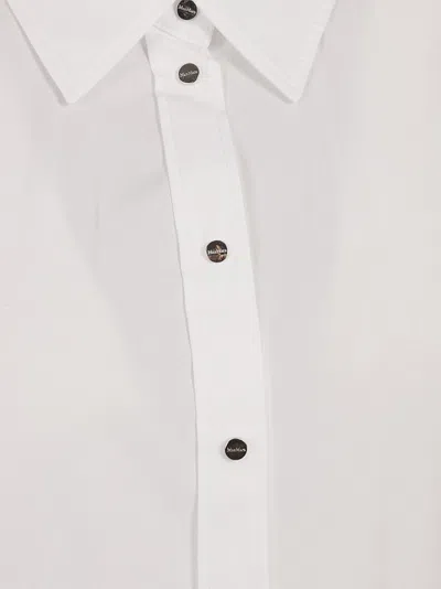 Max Mara Classic Button-down Dress With Puff Sleeves