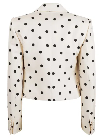 Valentino Garavani Ivory Jacket With Plusdepois Print