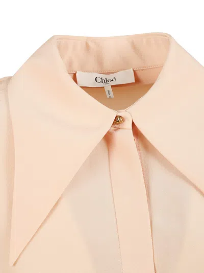Chloé Classic Silk Shirt In Pattern