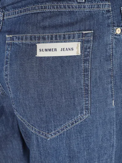 Max Mara High-waisted Straight-leg Denim Jeans In Blue