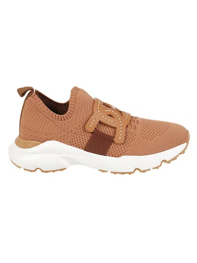 Tod's Modern Knitted Sneakers With Textured Finish