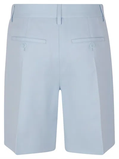 Burberry High-waisted Tailored Shorts With Pleated Front