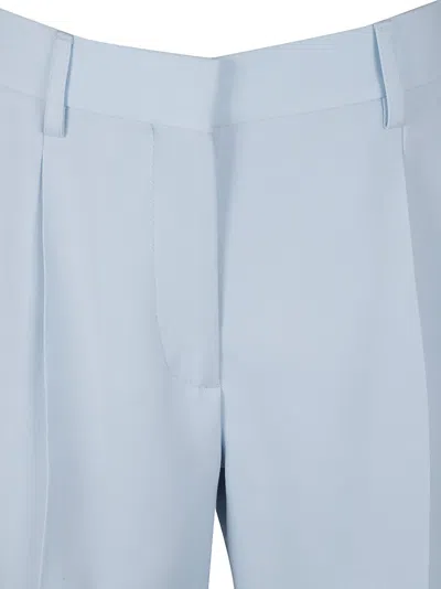 Burberry High-waisted Tailored Shorts With Pleated Front