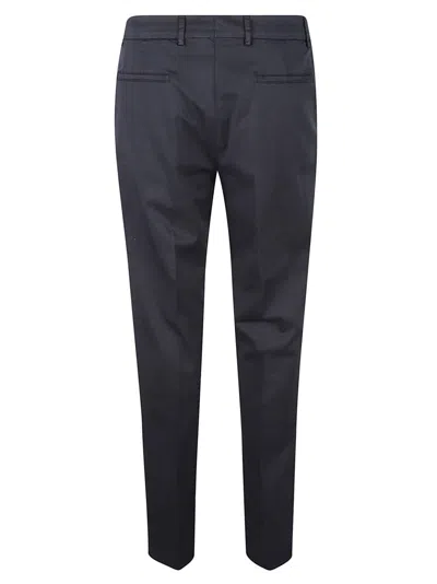 Brunello Cucinelli Tailored Blue Trousers With Classic Pleat In Blue