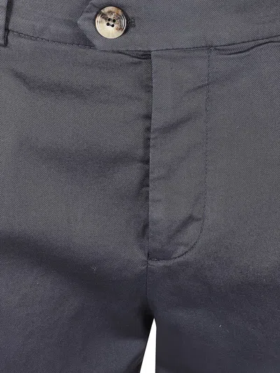 Brunello Cucinelli Tailored Blue Trousers With Classic Pleat In Blue