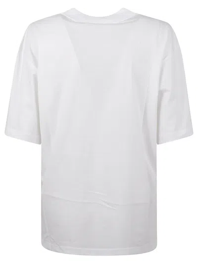 Marni Relaxed Fit Floral Print T-shirt In White