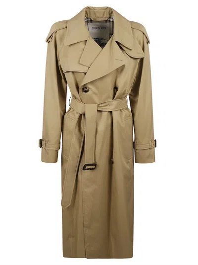 Burberry Double-breasted Beige Trench Coat