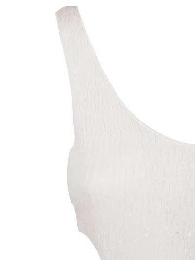 Chloé Maxi Dress With Cut-out Side Details In Gray
