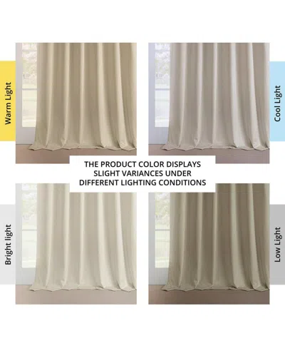 Half Price Drapes Pillow White Heritage Plush Velvet Room Darkening Curtain