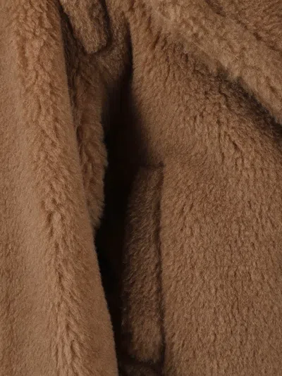 Max Mara Textured Camel Wool Coat