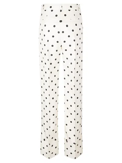 Valentino Garavani Polka Dot Silk Cady Pants