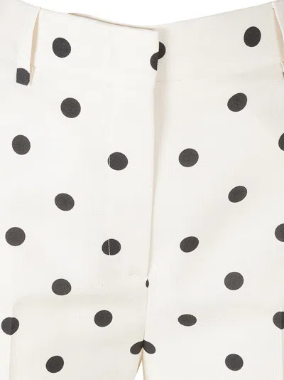 Valentino Garavani Polka Dot Silk Cady Pants