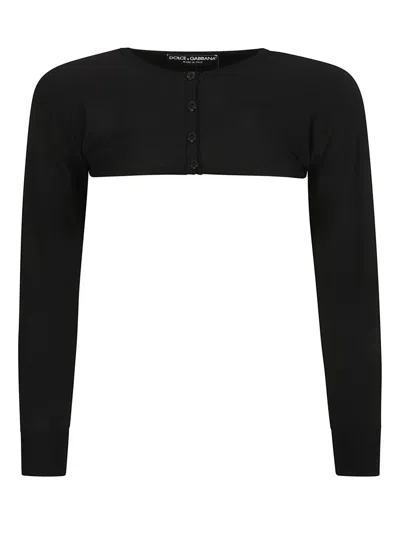 Dolce & Gabbana Viscose Kim Dolce E Gabbana Shrug In Black