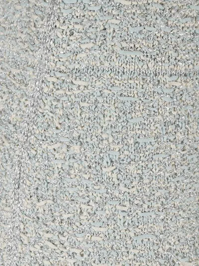 Fabiana Filippi Subtle Sheen Textured Skirt In Gray