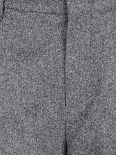 Brunello Cucinelli Tailored Grey Trousers With Front Pleats In Gray
