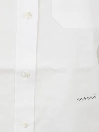 Marni Cotton Shirt Shirt And Blouse In White