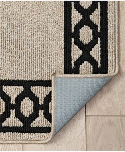 Jean Pierre New York Christine Trellis Border Tufted Runner Rug, 30" X 144"