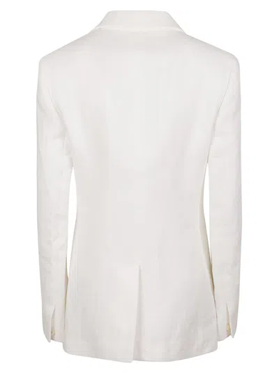 Chloé Tailored White Blazer With Notched Lapels