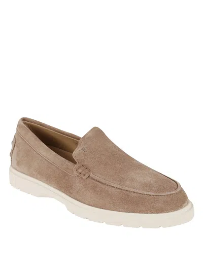 Tod's Suede Slip-on Flat Shoes