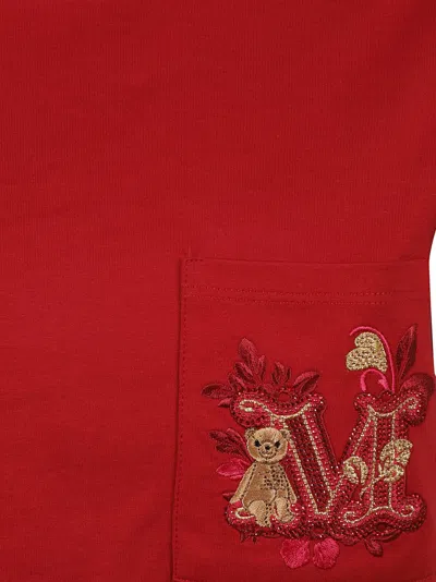 Max Mara Casual Red T-shirt In Brown