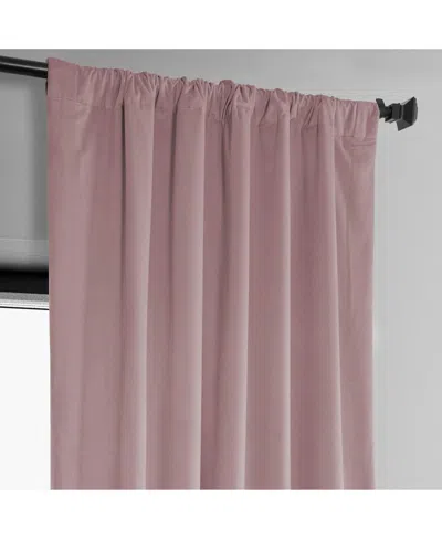 Half Price Drapes Pillow White Heritage Plush Velvet Room Darkening Curtain