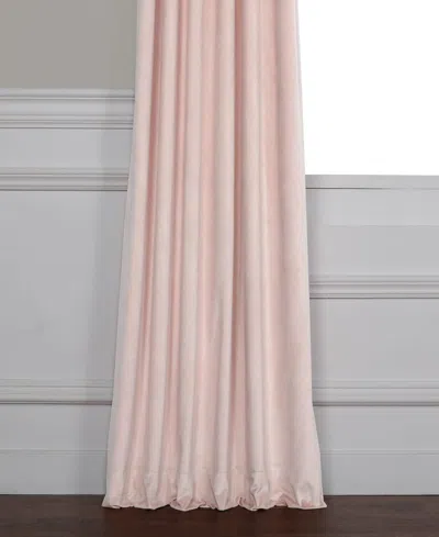 Half Price Drapes Pillow White Heritage Plush Velvet Room Darkening Curtain