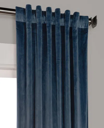 Half Price Drapes Pillow White Heritage Plush Velvet Room Darkening Curtain