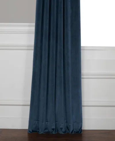 Half Price Drapes Pillow White Heritage Plush Velvet Room Darkening Curtain