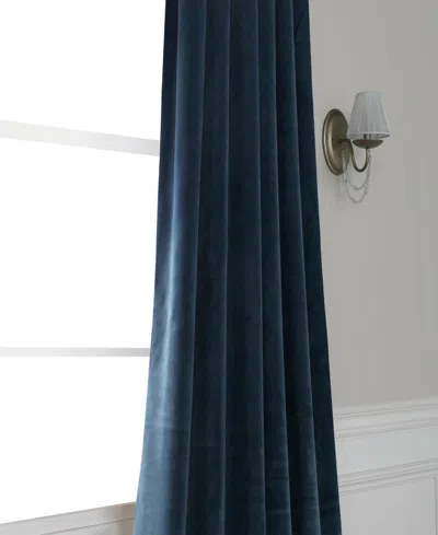 Half Price Drapes Pillow White Heritage Plush Velvet Room Darkening Curtain
