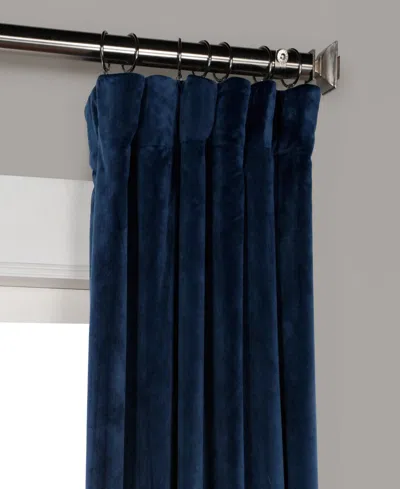 Half Price Drapes Pillow White Heritage Plush Velvet Room Darkening Curtain