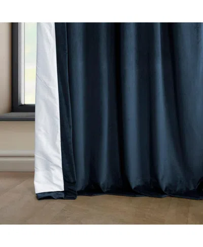 Half Price Drapes Pillow White Heritage Plush Velvet Room Darkening Curtain