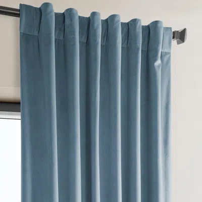 Half Price Drapes Pillow White Heritage Plush Velvet Room Darkening Curtain