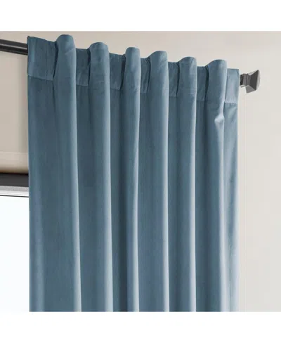 Half Price Drapes Pillow White Heritage Plush Velvet Room Darkening Curtain