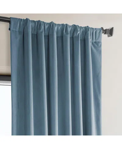 Half Price Drapes Pillow White Heritage Plush Velvet Room Darkening Curtain