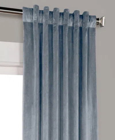 Half Price Drapes Pillow White Heritage Plush Velvet Room Darkening Curtain