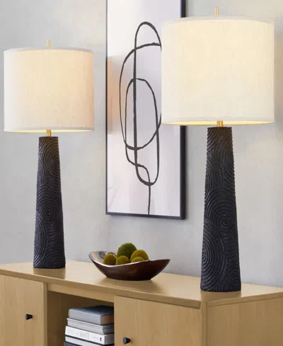 Lumisource 31" Polyresin Kona Contemporary Table Lamp, Set Of 2