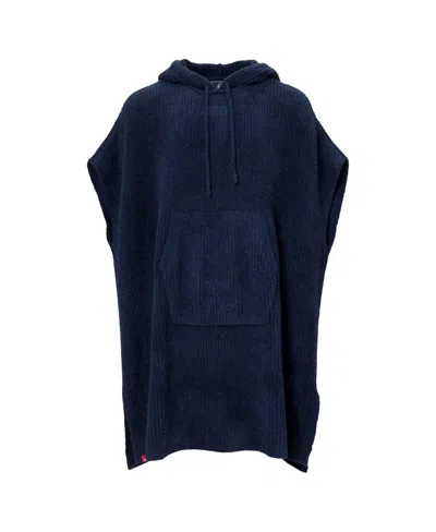 Alpha Men's And Women's  Navy Team Usa Barefoot Dreams Cozychic Hooded Rib Cozy