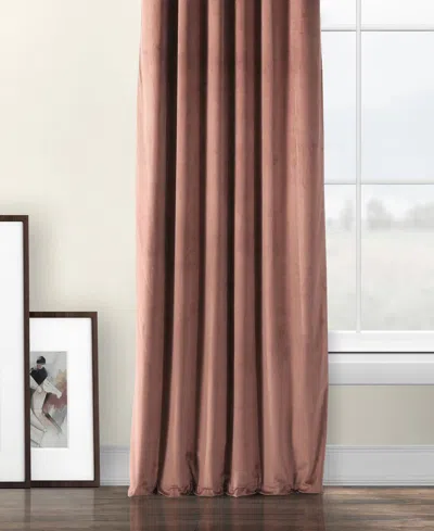 Half Price Drapes Pillow White Heritage Plush Velvet Room Darkening Curtain