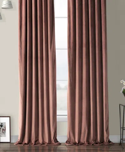 Half Price Drapes Pillow White Heritage Plush Velvet Room Darkening Curtain