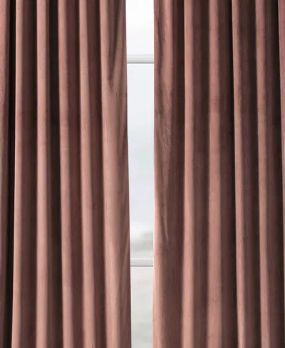 Half Price Drapes Pillow White Heritage Plush Velvet Room Darkening Curtain