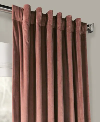 Half Price Drapes Pillow White Heritage Plush Velvet Room Darkening Curtain