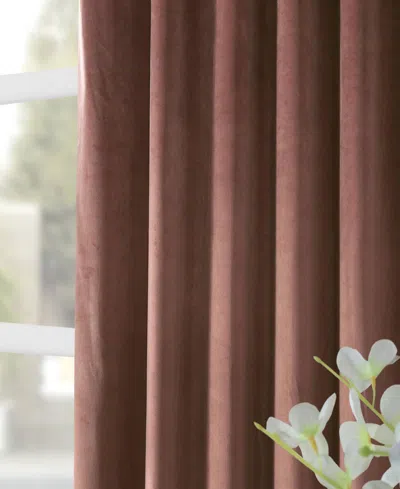 Half Price Drapes Pillow White Heritage Plush Velvet Room Darkening Curtain