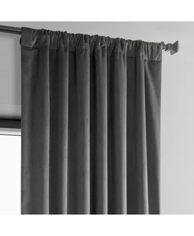 Half Price Drapes Pillow White Heritage Plush Velvet Room Darkening Curtain