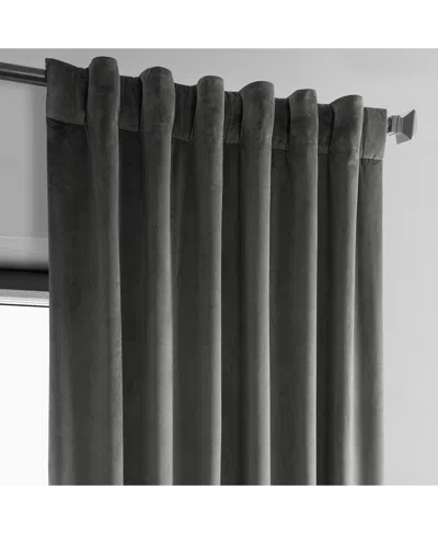 Half Price Drapes Pillow White Heritage Plush Velvet Room Darkening Curtain