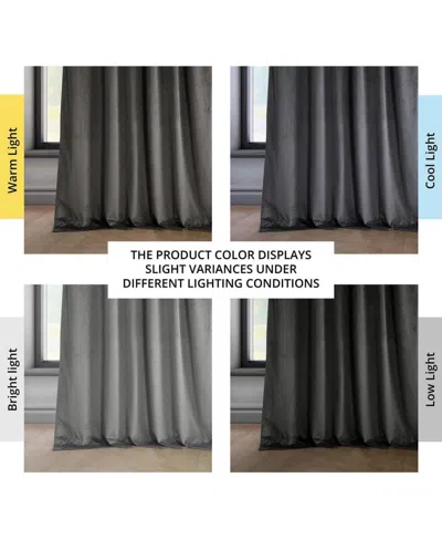 Half Price Drapes Pillow White Heritage Plush Velvet Room Darkening Curtain