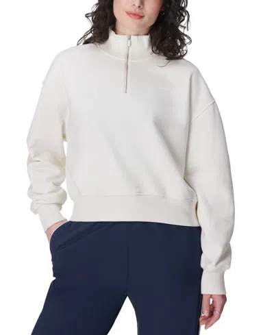 Sweaty Betty Revive Crop Pullover In White