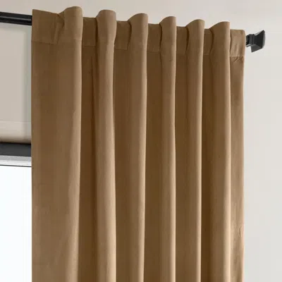 Half Price Drapes Pillow White Heritage Plush Velvet Room Darkening Curtain