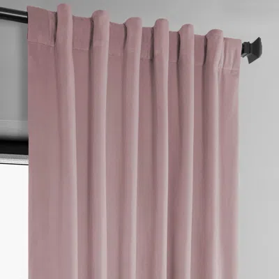 Half Price Drapes Pillow White Heritage Plush Velvet Room Darkening Curtain